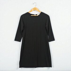 MICHAEL‎ Michael Kors Black Zip Back A-Line Dress S